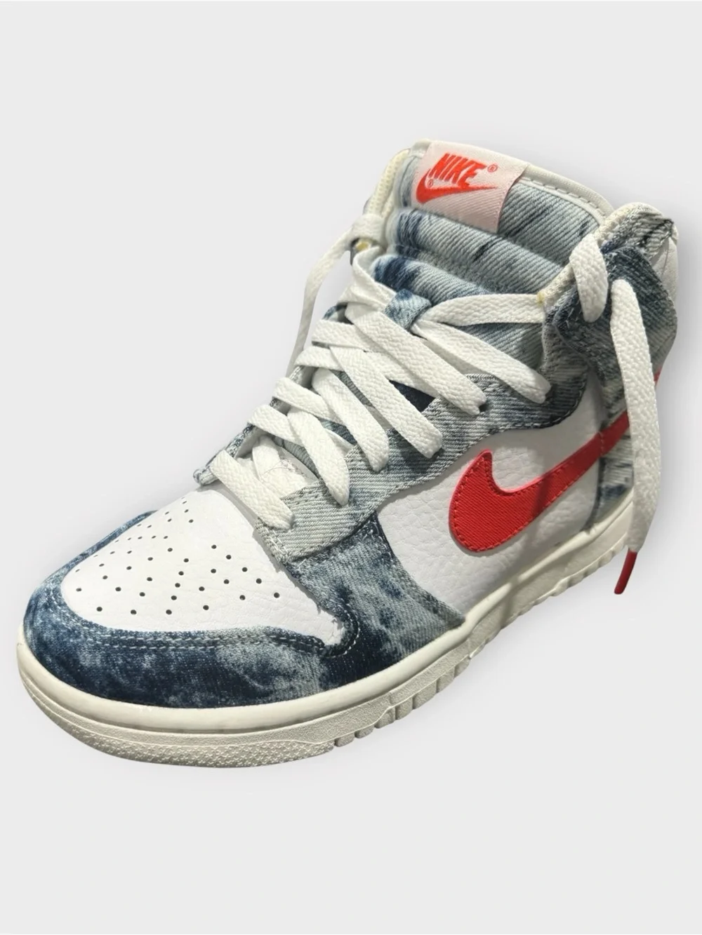 Nike Dunk High FLS “Washed Denim” | Women’s 6.5 | EUC